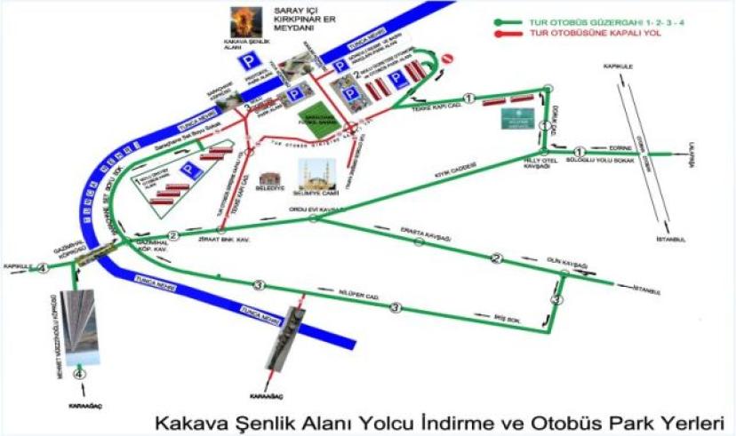 KAKAVA VE HIDIRELLEZ’DE ULAŞIM GÜZERGAHLARINA DÜZENLEME