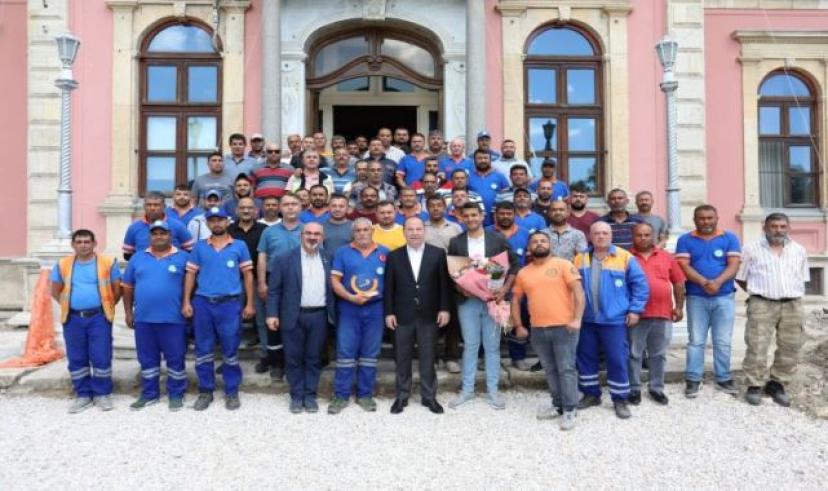 ROMAN ÇALIŞANLARDAN GÜRKAN’A SÜRPRİZ ZİYARET