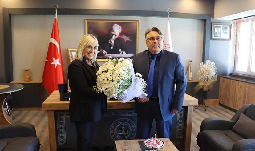 BİLİM YUVASININ REKTÖRÜNDEN EĞİTİM YUVASININ MÜDÜRÜNE ZİYARET 