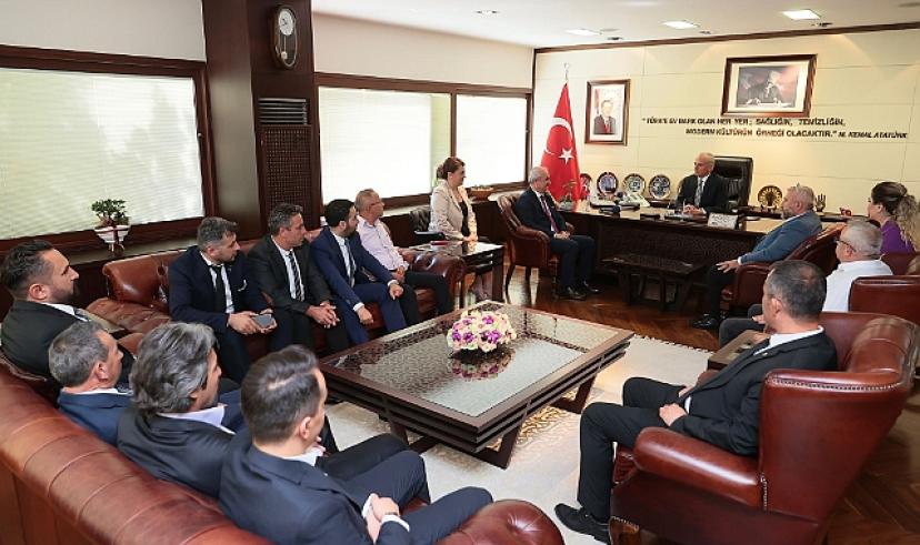 MHP İl Teşkilatı'ndan Başkan Zolan’a tam kadro ziyaret 