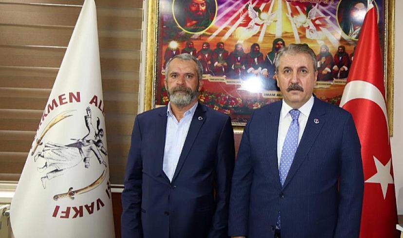 BBP Genel Başkanı Mustafa Destici Türkmen Alevi Bektaşi Vakfı'nı Ziyaret Etti