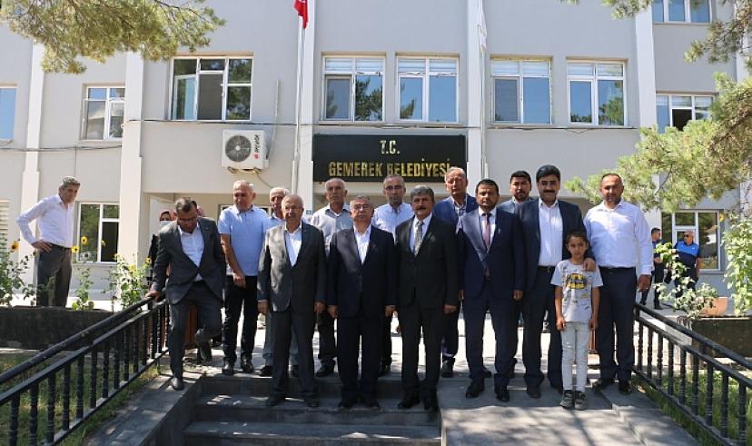İsmet Yılmaz, Gemerek İlçemizi ziyaret etti.