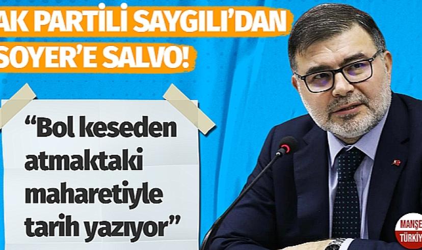 AK Parti İzmir İl Başkanı Bilal Saygılı, İzmir Büyükşehir Belediye Başkanı Tunç Soyer'in hem yatırım açıklamasına cevap verdi!