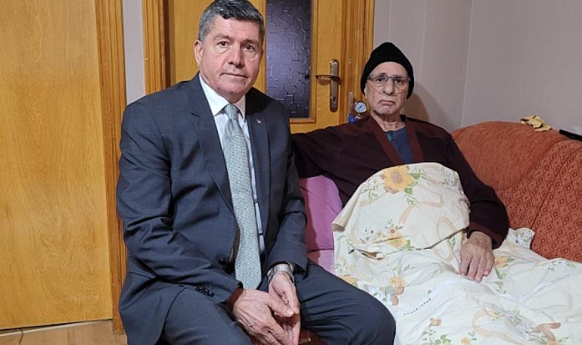  Ahmet Bekdaş'ı ziyaret etti.