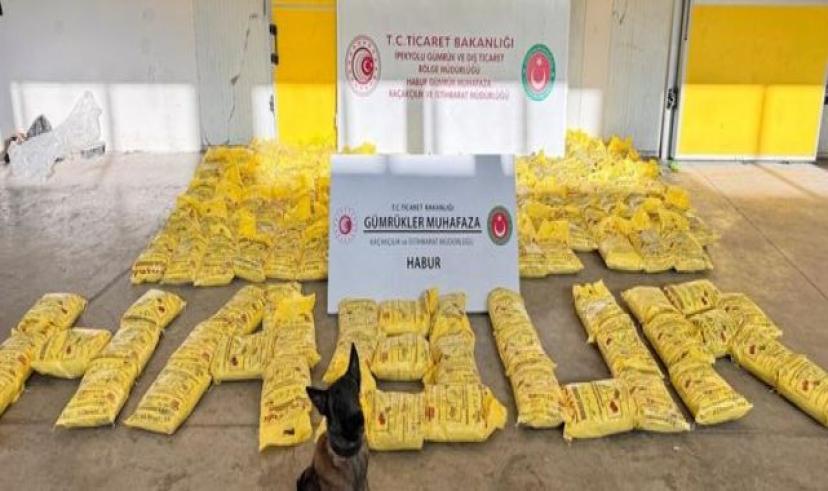Habur Gümrük Kapısı'nda 850 kilogram eroin yakalandı