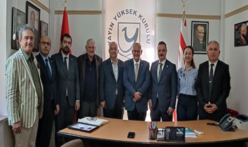 TİMBİR'den KKTC Yayın Yüksek Kurulu'na ziyaret