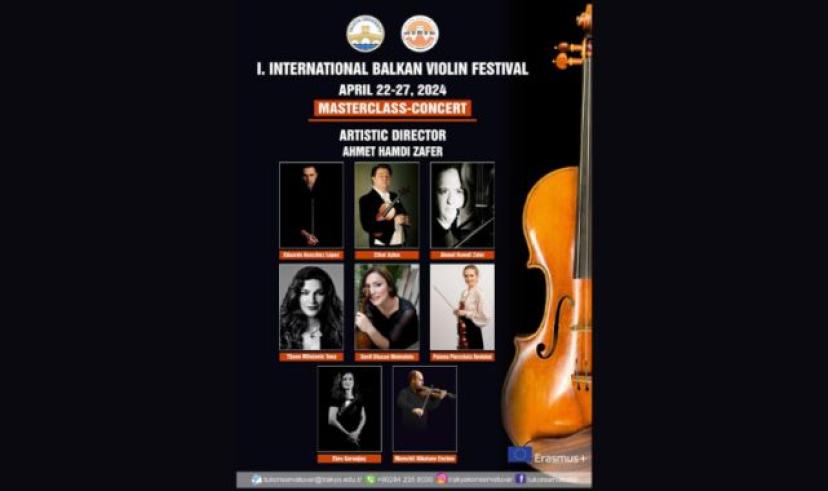 1’inci Uluslararası Balkan Keman Festivali başlıyor!