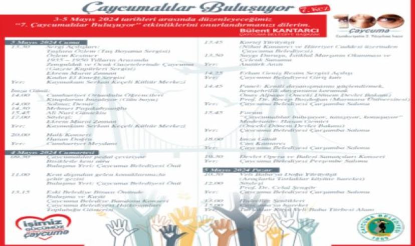 ‘Çaycumalılar Buluşuyor’ etkinliğinin programı açıklandı
