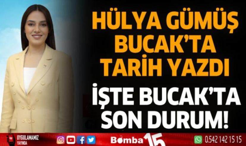 Hülya Gümüş Bucak’ta tarih yazdı!