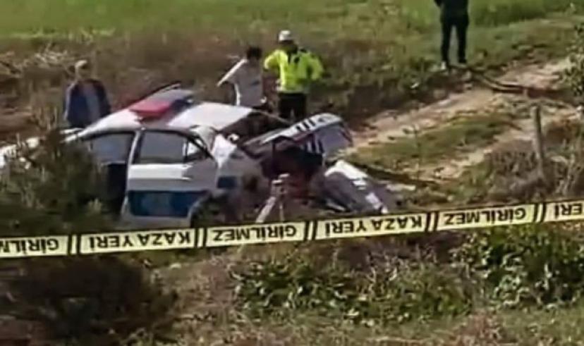 Isparta’da kazada trafik polisi şehit oldu