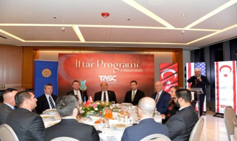 KKTC  Cumhurbaşkanı Ersin Tatar, New York’ta Türkevi’nde düzenlenen iftar yemeğine katıldı
