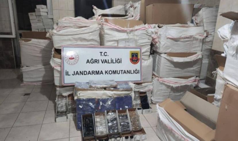 Ağrı’da Jandarma operasyonları gümrük kaçakçılığı