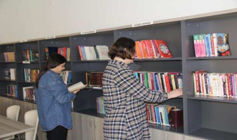 Aile Yaşam Merkezi kütüphanesi öğrencilere açıldı