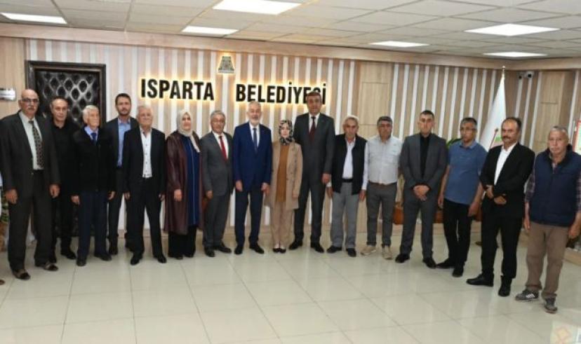 Aksu heyetinden Başkan Başdeğirmen’e ziyaret