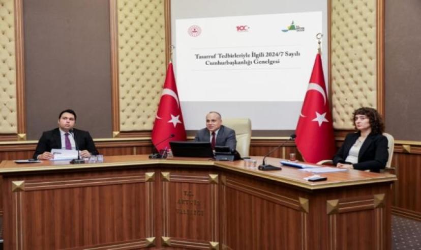 Artvin’de, “Tasarruf Tedbirleri Konulu Değerlendirme” toplantısı yapıldı