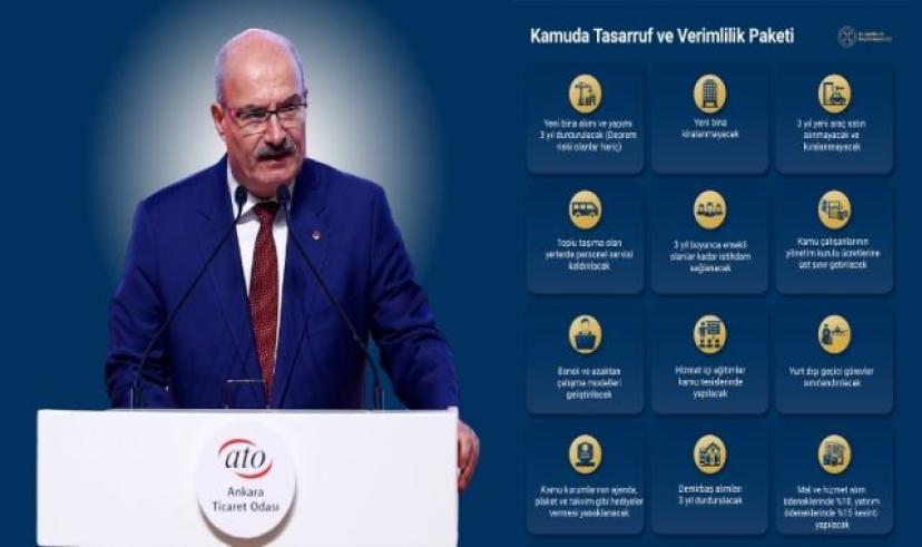 ATO Başkanı Baran: Kamuda Tasarruf ve Verimlilik Paketi’ni değerlendirdi