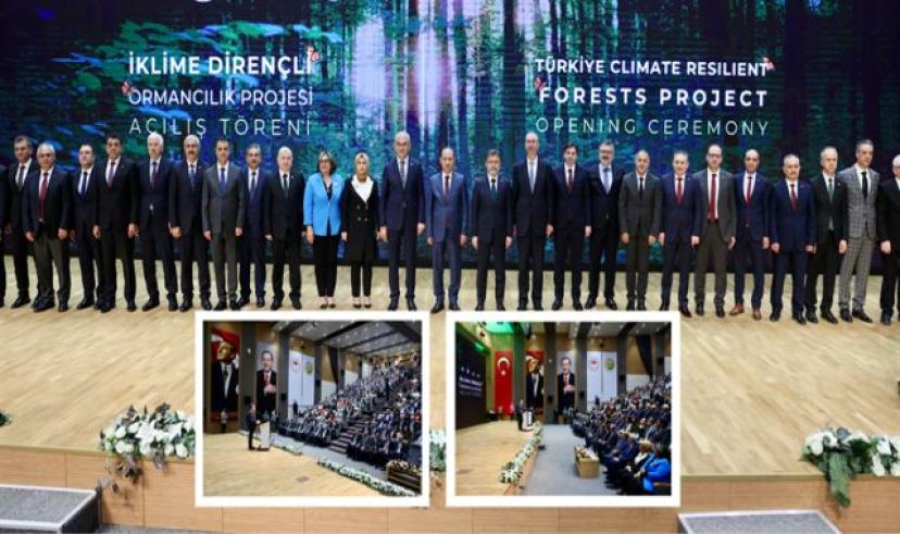 Bakan Yumaklı, “İklime Dirençli Ormancılık Projesi”nin açılış töreninde Konuştu