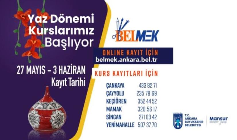 Belmek’te yeni dönem kursları başladı