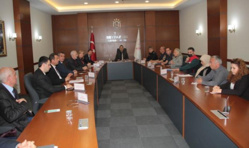 Beypazarı İlçesinde mevsimlik tarım işçilere yönelik, değerlendirme toplantısı yapıldı