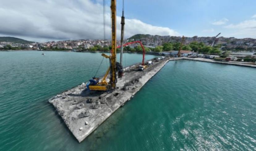 Bozhane Limanın’da çalışmalar sürüyor