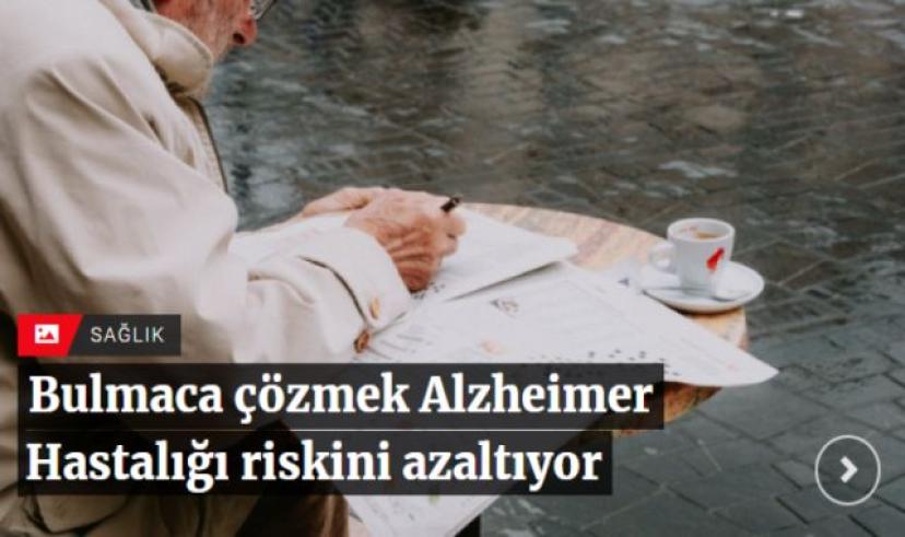Bulmaca çözmek Alzheimer Hastalığı riskini azaltıyor