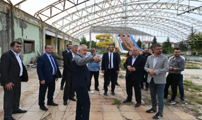Davraz mahallesindeki aquapark, masal park’a dönüyor