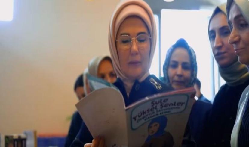 Emine Erdoğan Kitap ve Kültür Günleri ziyaretine ilişkin paylaşım