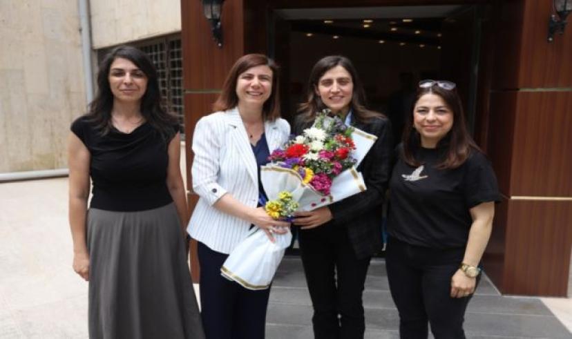 Eşbaşkan Sönük’ten iadeyi ziyaret