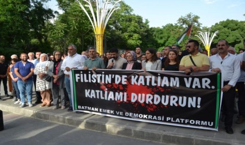 Filistin’de katliam var, katliamı durdurun