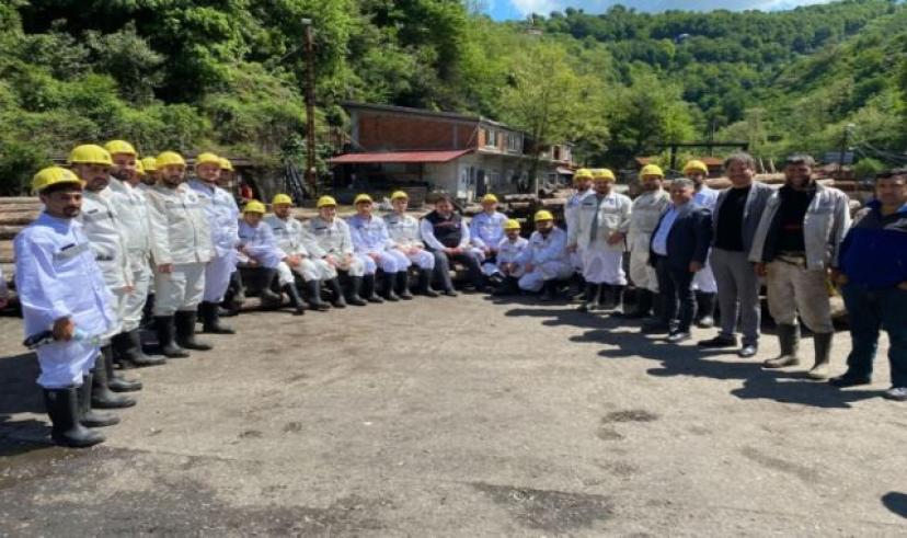 Genel Başkan Yeşil,yeni madencilerle bir araya geldi