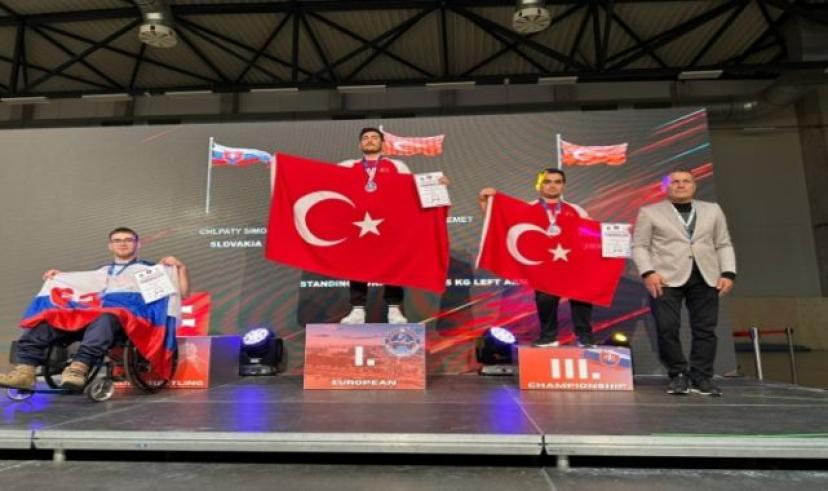 Haliliyeli sporcu Avrupa şampiyonu oldu