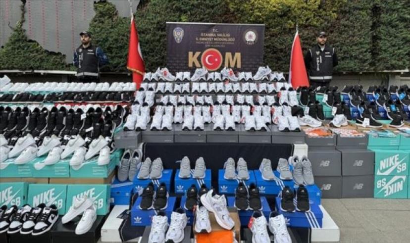 Kaçak ayakkabı operasyonunda 85 bin çift ayakkabı ele geçirildi