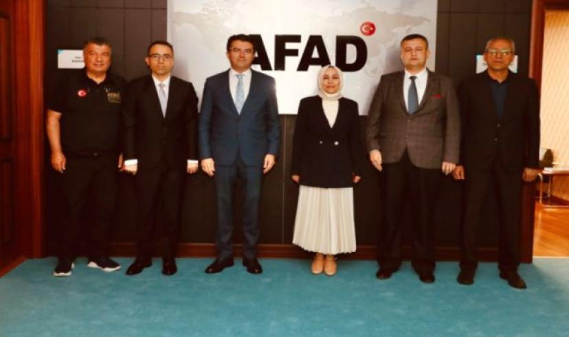 Kaymakam Vedat Yılmaz’dan AFAD Genel Başkanı Okay Memiş’e ziyaret