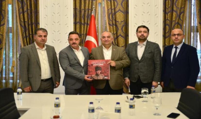 Kıbrıs Genç TV Kurucu Başkanı Birinci'den TİMBİR ve BHA'ya ziyaret