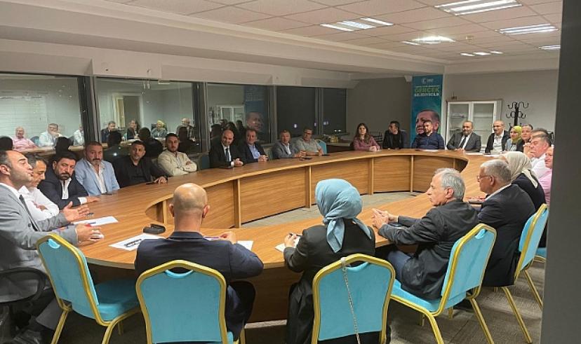 İlçe Koordinatörleri ile  toplantı yaptı.