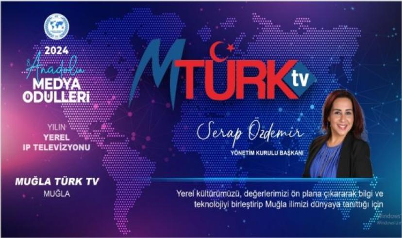 MtürkTV TV Yılın Yerel IP Televizyonu Seçildi