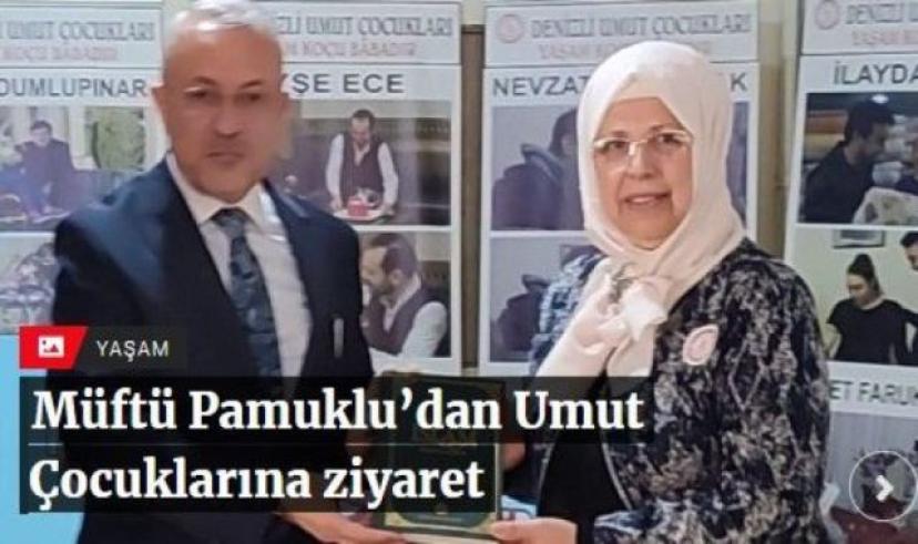 Müftü Pamuklu’dan umut çocuklarına ziyaret