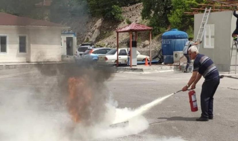 Muhtarlara yönelik yangın eğitim semineri