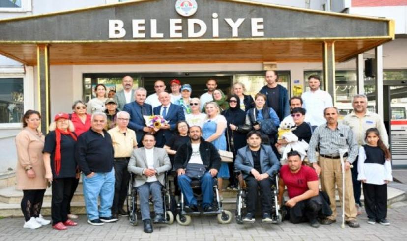 Samsun’da engelliler moral depoluyor