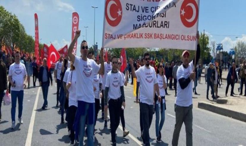 Staj ve Çıraklık Mağdurları 1 Mayıs’ta Saraçhane’de
