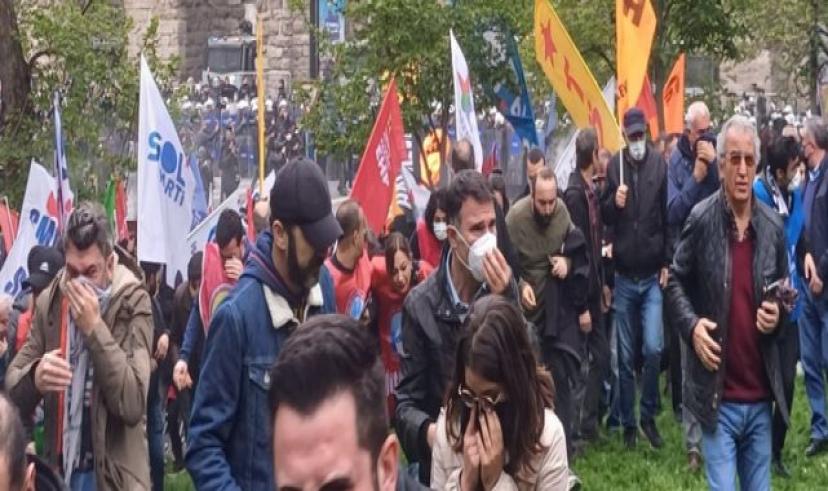 Taksim’e çıkmak isteyenlere polis müdahalesi
