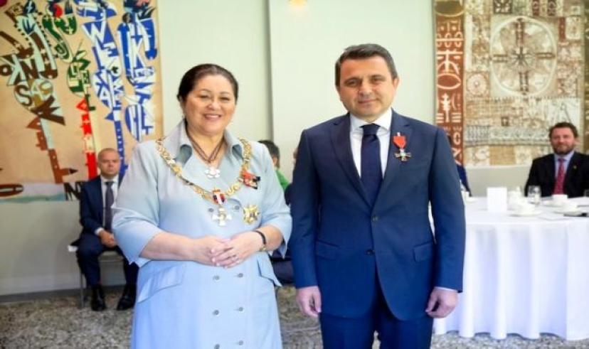 Tarihi Alan Başkanı Kaşdemir’e Yeni Zelanda liyakat nişanı