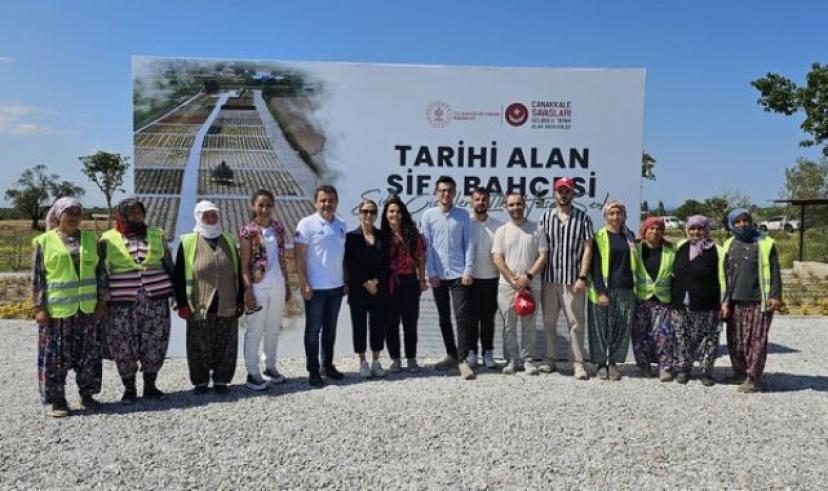 Tarihi alanda ‘Gazi köylerde şifa çiçekleri açıyor’prjesi hayata geçirildi