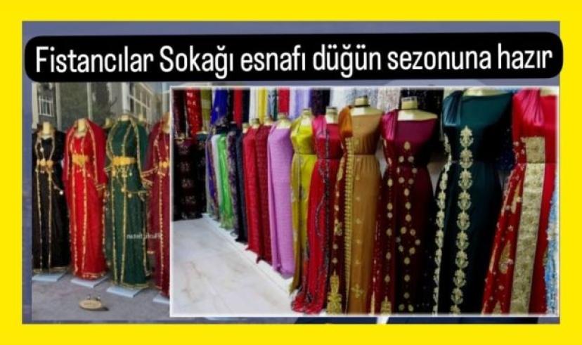 Van’da fistancılar sokağı esnafı düğün sezonuna hazır