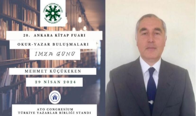 Yazar Mehmet Küçükeken 20’nci kitap fuarında  