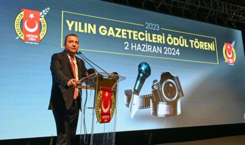 Antalya Gazeteciler Cemiyeti “2023 Yılı Basın Ödülleri” sahiplerini buldu