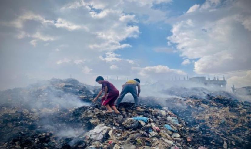 BM: Gazze’de yerleşim yerlerinde veya yakınlarında 330 bin ton atık birikti