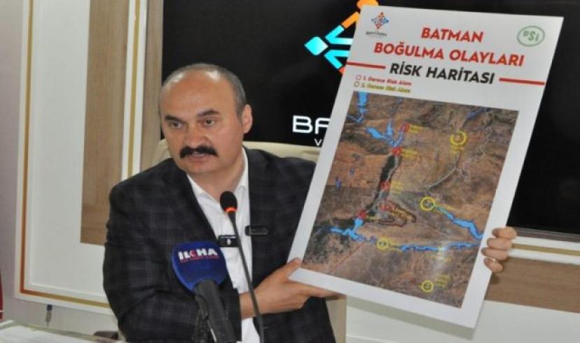 Boğulmada en riskli bölge Batman Çayı