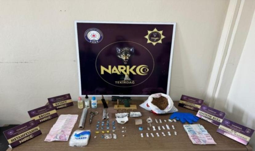 Çorlu’da uyuşturucu operasyonu