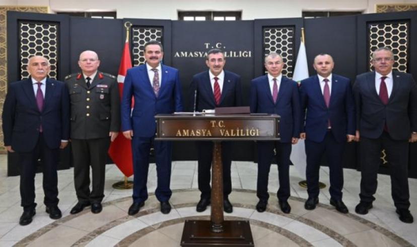 Cumhurbaşkanı Yardımcısı Cevdet Yılmaz Amasya’da